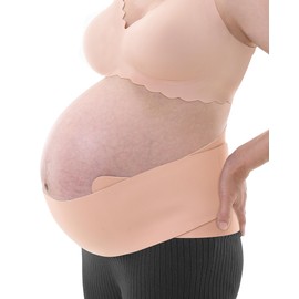 Momcozy Maternity Belly Bands, Essential One-Piece Support Band with Comfortable Back Support & Breathable Fabric – Adjustable for All Stages of Pregnancy