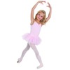 Body Wrappers Microfiber Camisole Tutu Leotard, Lilac, 8-10