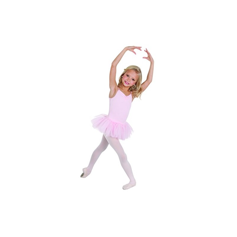 Body Wrappers Microfiber Camisole Tutu Leotard, Lilac, 8-10