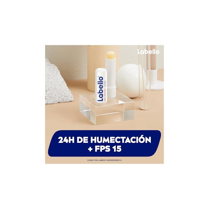 LABELLO Bálsamo labial Med Repair (4.8 g) protector labial hidratante