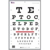 Snellen Linear Spacious Eye Chart with Red Green Bar Visual