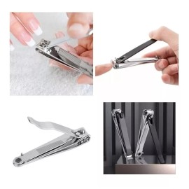 Lé Mussa 4 Corta Uñas Grande Acero Inoxidable Con Ganzúa Profesional