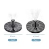 1.5W Solar Fountain Pump with 6 Nozzles Free Standing Water