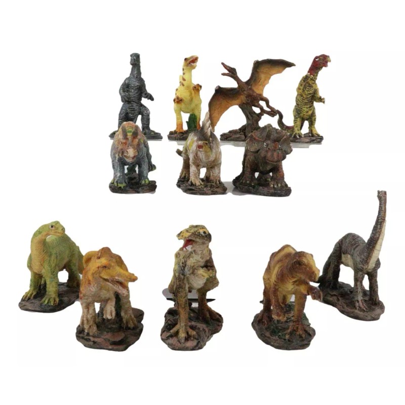 Ebros Gift Educational Prehistoric Dinosaur Miniature Figurines Collection Set of