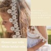 Bmirth Flowergirl Lace Veils 1 Tier First Communion Veil With