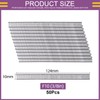 Swpeet 5000Pcs F25-2/5" Multi-Length Galvanized Brad Nails Straight Finishing Nails