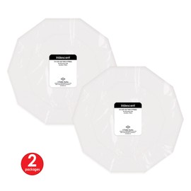 Iridescent Decagon Plates Pack of 2