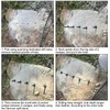MYAYD 5pcs Rock Stone Splitter Hand Tools 16mm Dowel Wedges,