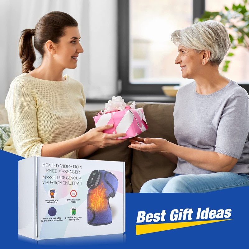 FSA Eligible Knee Massager with Heat and Vibration, Knee Heating