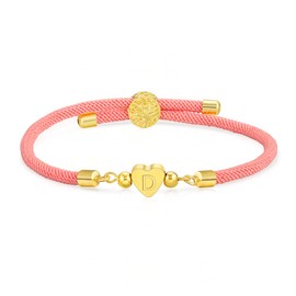 Avotto Initial Bracelet for Girls,4-18 Year Old Gifts for Girls Birthday Gold Letter A-Z Heart Love Teenage Bracelets for Girl Adjustable Birthday Gift Bracelet Girl Jewelry Gifts