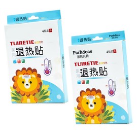 SAFIGLE 8pcs Temperature Patch for Fever Cooling Patches Plant Ingredients Safe