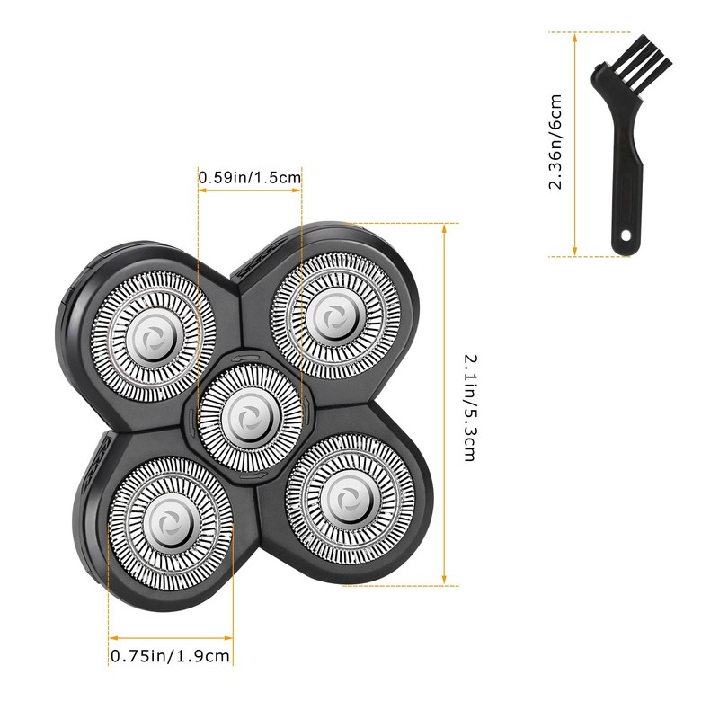1 PCS Head Shaver Replacement Blades,Valentines Day Gifts for Him