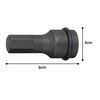 Tone HP4AH-14 Hexagon Socket for Impact, 0.5 inch (12.7 mm)