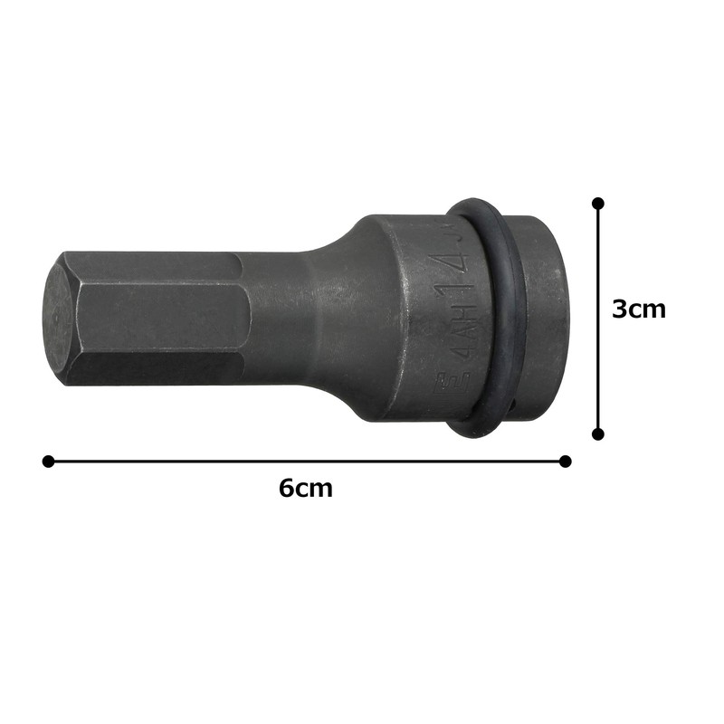 Tone HP4AH-14 Hexagon Socket for Impact, 0.5 inch (12.7 mm)
