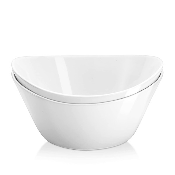Yedio Yedio Salad Bowls Set, 48 Ounces Porcelain Serving Bowls