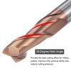 sourcing map 2pcs 6mm Dia 6mm Shank Square Nose End