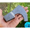 DAMASCUS CUSTOM MADE HAND FORGED DAMASCUS STEEL AXE HEAD HATCHET