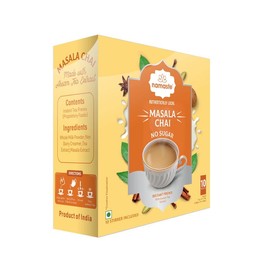 Namaste Chai Masala Chai Instant Mix | Masala Tea No Sugar | Indian Unsweetened Masala Chai Instant Tea Powder Mix | 11g x 10 Sachets