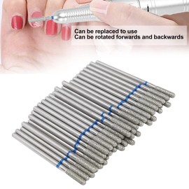 50 Piezas de Brocas para Uñas, Broca para Cortar Uñas para Manicura, Uñas de Gel, Brocas para Pulir Cutículas, Uñas Manicura Pedicura Kit de Herramientas para Taladro Lima de Pulido Cabezales