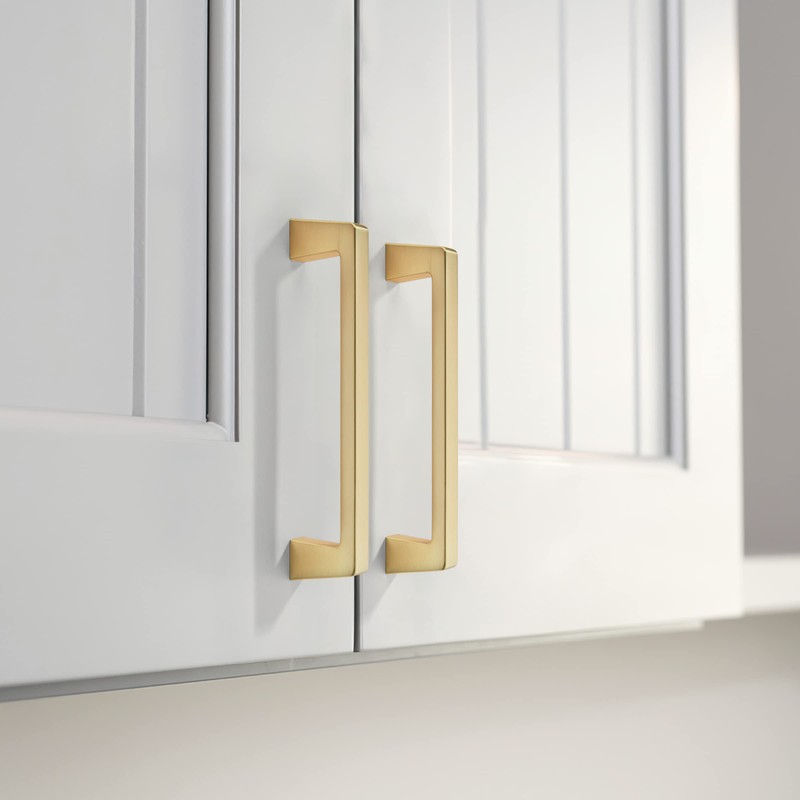 khtumeware 6 Pack 5 Inch(128mm) Kitchen Cabinet Handles Brushed Gold,Brushed