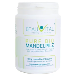 Pure Bio Agaricus Blazei Murrill 100 g Almond Mushroom Powder from EU Organic Agriculture, Vegan, No Artificial Additives