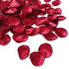 Capesaro Burgundy Rose Petals,Red Flower Silk Petals,Scatter Petals for Wedding