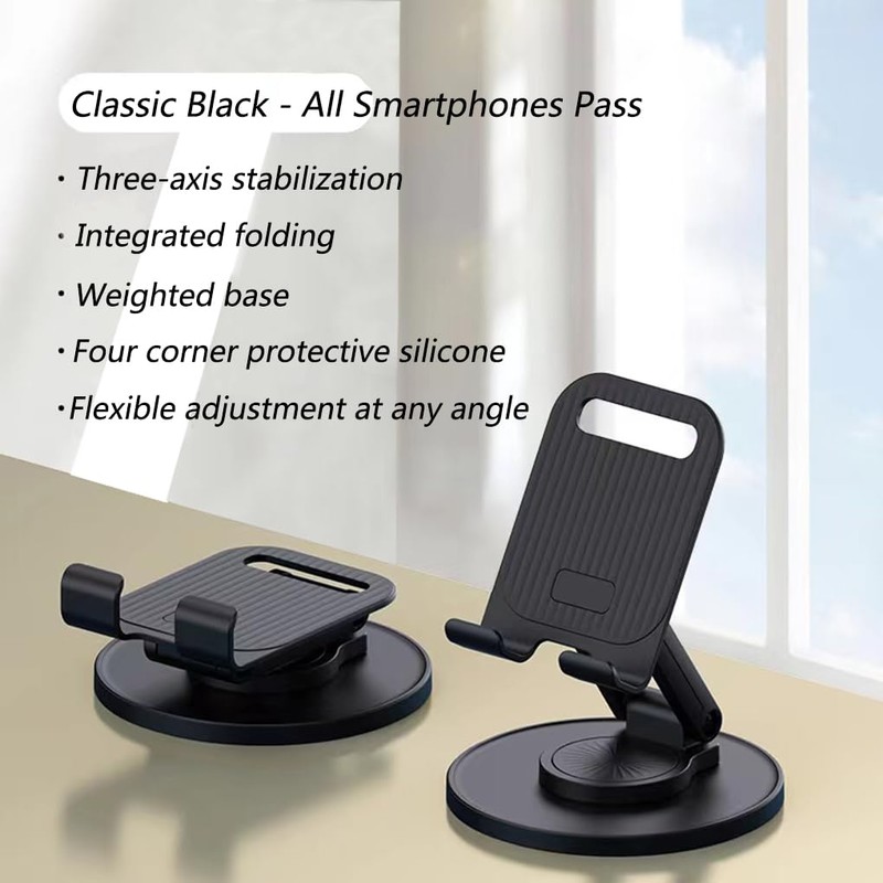 JXBCGAL Tablet Holder, Adjustable, Non-Slip, Foldable and Mobile, Suitable for