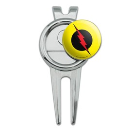 GRAPHICS & MORE The Flash Reverse Flash Logo Golf Divot Repair Tool and Ball Marker