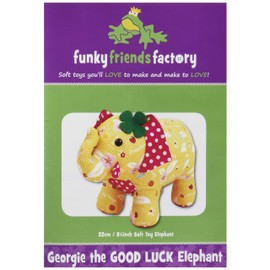 Funky Friends Factory Georgie The Good Luck Elephant Pattern