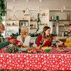 iwiio Christmas Tablecloth, 54 x 108 Christmas Table Cloth Rectangular