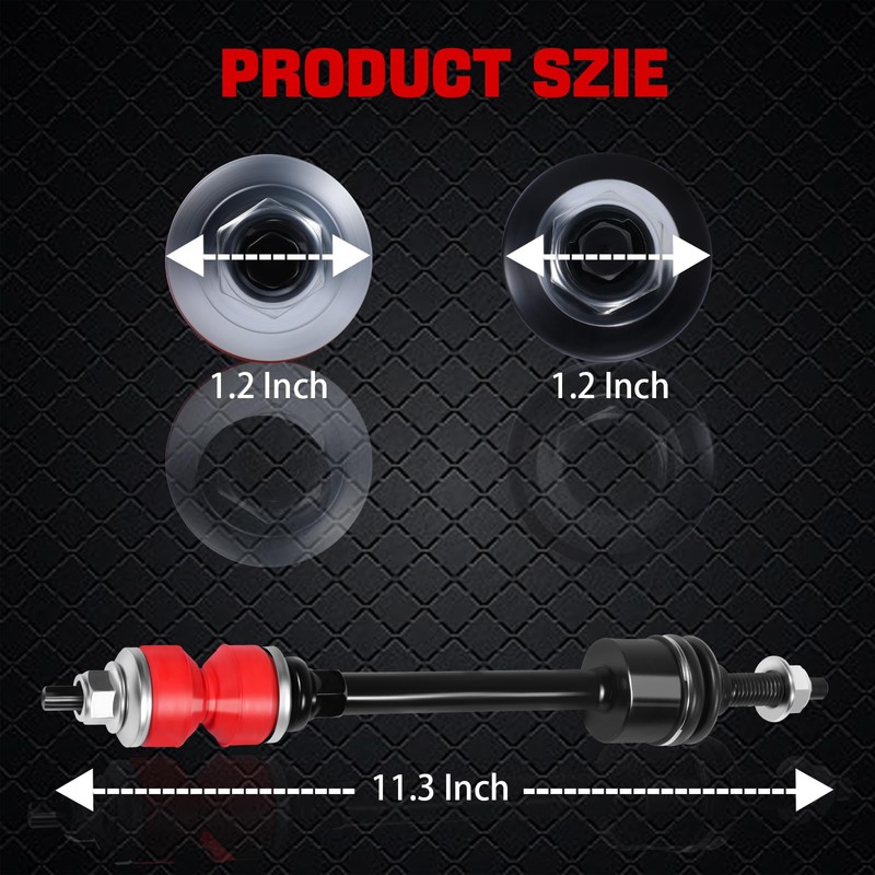 YDYKPOWER Front Sway Bar End Stabilizer Links Compatible with Dodge