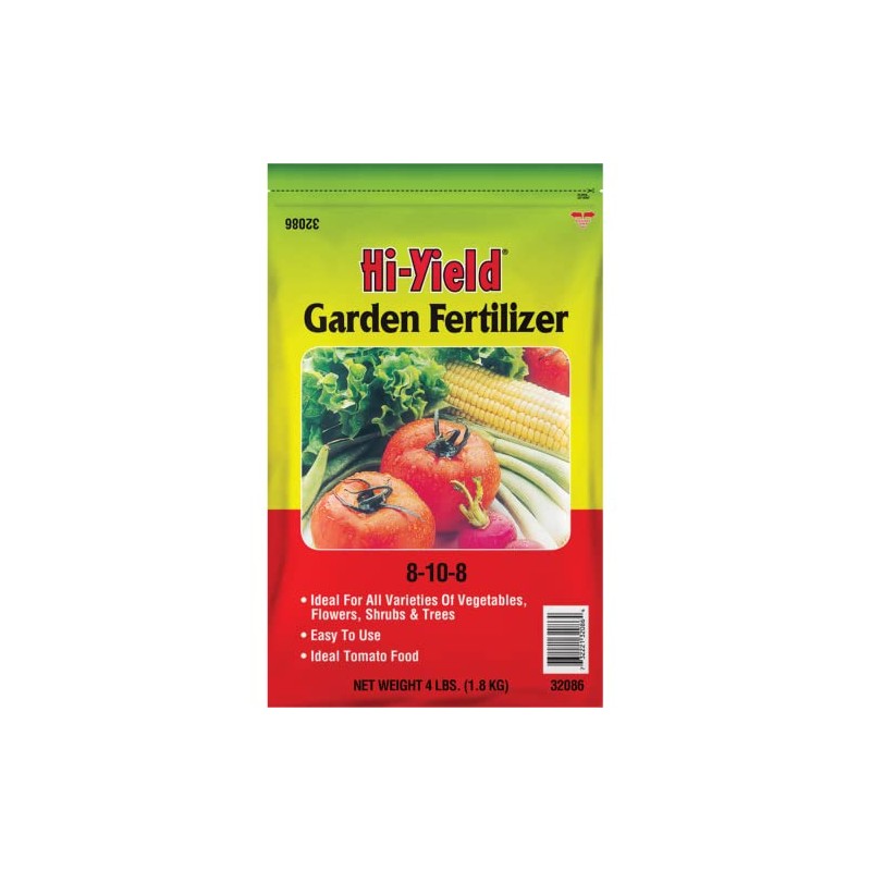Hi-Yield (32086) Garden Fertilizer 8-10-8 (4 lbs.)