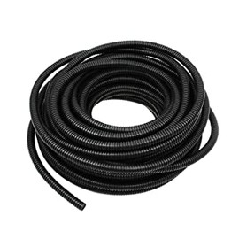 (100' Feet) Wire Loom Black - 1/2" Split Tubing Hose Cover Auto Home Marine