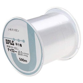 Fishing Line 500M Nylon 0.47mm Clear Monofilament Fishing Line Strong Tension High Load Invisible Nylon Thread Line for Hanging Decorations and Jewelry