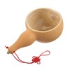 minkissy Natural Gourd Water Ladle Ergonomic Multi Functional Scoop for Bathing Hair Washing Gardening Lightweight Design with Unique Aesthetic Appeal for Easy Use Bathroom