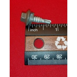 Unbranded 1/4" Dia. Burnished Slate Metal Roofing/siding self drilling Lap screw
