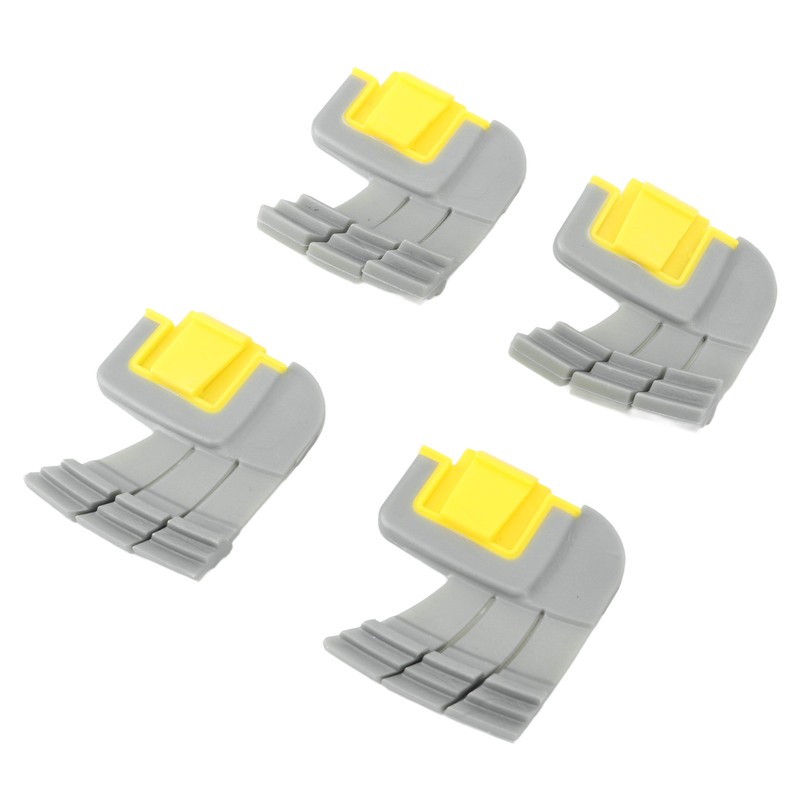 4pcs Cyclonic Scrubbing Brushes Plastic Rubber Cyclonic Brush Replacement Parts