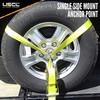 US Cargo Control Side Mount Wheel Net with Ratchet and