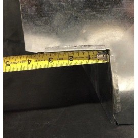 tinman 90 Degree Elbow 12 x 22 -26 Gauge Galvanized Steel Construction Ductwork