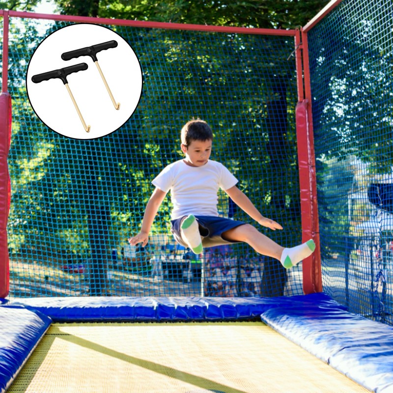 SHENLONG 2 Pack Trampoline Spring Pull Tool Kit Parts, T-Hook