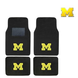 AAC Michigan Carpet Floor Mat with Aluminum Emblem