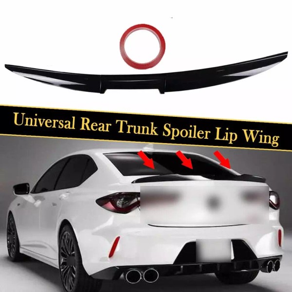 Unbranded For Dodge Charger 2015-2022 Glossy Black Style Rear Trunk