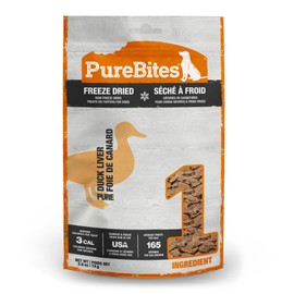 PureBites PureBites Duck Freeze Dried Dog Treats, 1 Ingredient, Made in USA, 2.61oz