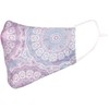 styleBREAKER Unisex Fabric Mask with Ethnic Circles Pattern, Double Layer,