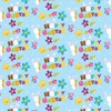 ILUFAM 10PCS Easter Cotton Fabric Bundles Rabbit Egg Printed Fat