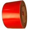 LiteMark 4" Red Durable Vinyl Marking Tape - High-Visibility Gloss