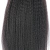 Yaki Straight Bundles Human Hair Kinky Straight Bundles #1B Yaki