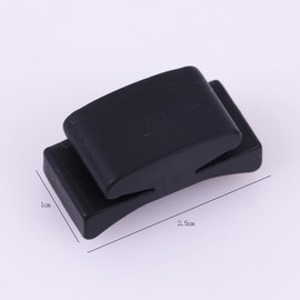 lasenersm 10 Pieces Guitar Pick Holder Rubber Guitar Plectrum Holder Guitar Headstock Pick Holder Guitar Pick Clip Guitar Headstock Clip for Guitar Bass Ukelele, Black