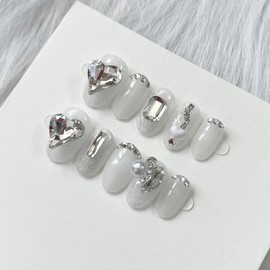 Clean Daily Wedding Handmade Nail Tips - Points / 클린 데일리웨딩 수제네일팁 - 포인트
