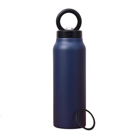 Mag-Safe Compatible Blue Water Bottle, Double Wall Insulation, Leak-Proof Design, Active Hydration, Sport Bottle, Adjustable Angles, Stainless Steel, Magnetic Bottle, Straw Lid